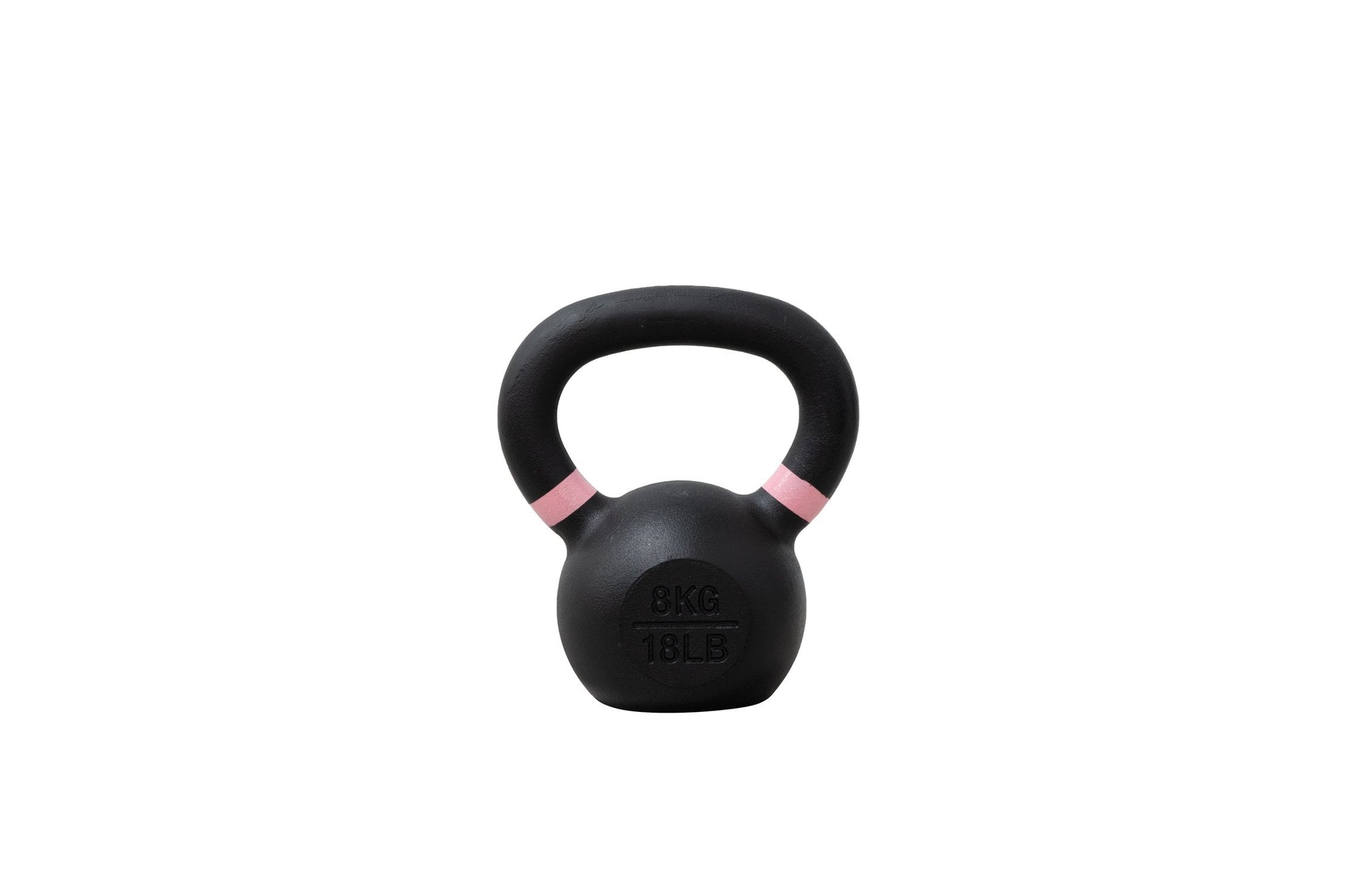 Pink 8 KG Torque Cast Iron Kettlebell <black>