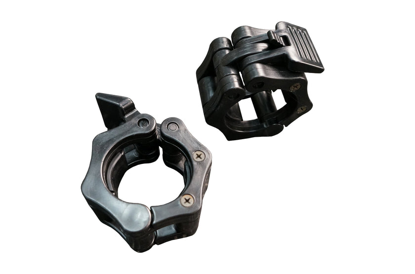 Black Olympic Lock Bar Collars <black>