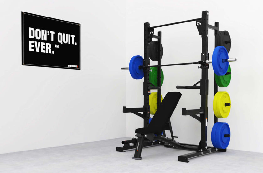 High Squat Rack - Gold Home Gym Package