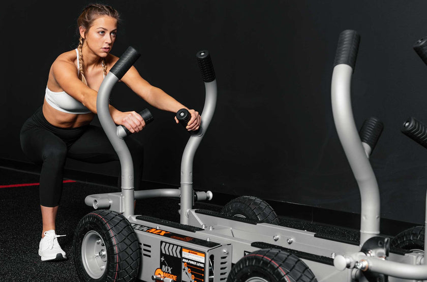 Woman Pulling TANK MX