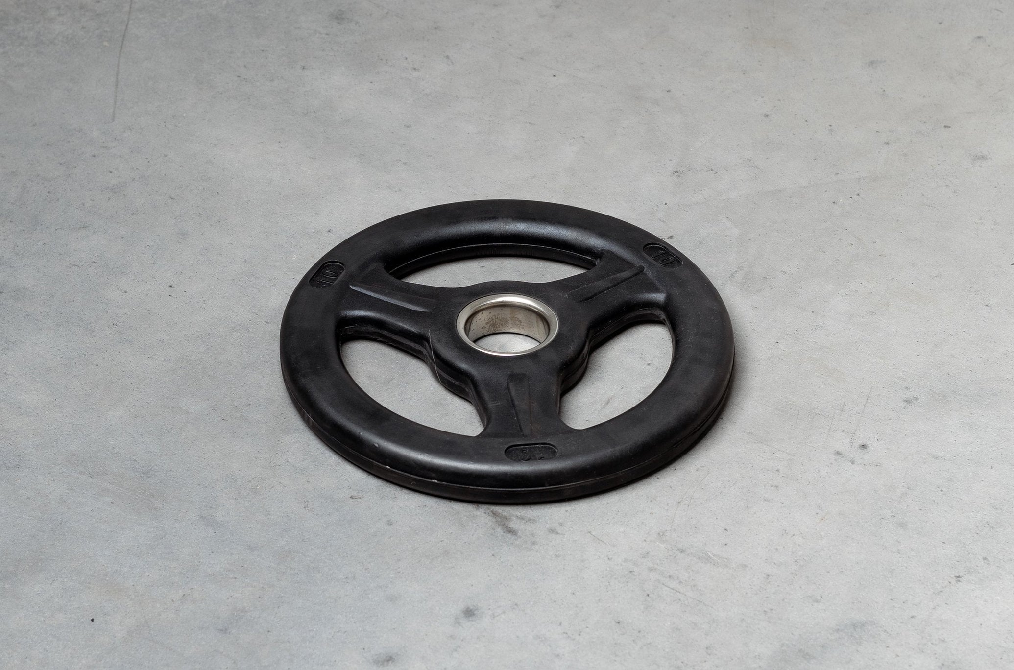 Z4 10 lb Rubber Olympic Grip Plate Black