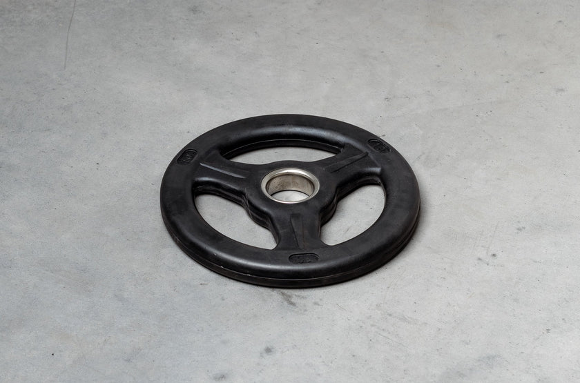 Z4 10 lb Rubber Olympic Grip Plate Black