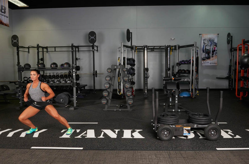 Woman Pulling TANK With Harness Accessory